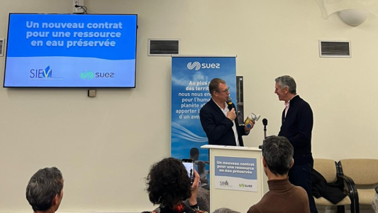 Nouveau contrat de service public de l'eau potable : Le SIEVI et SUEZ s'engagent pour préserver l'eau et optimiser la consommation