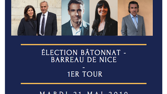 BARREAU DE NICE : Jour J pour le premier tour des élections du Bâtonnier 