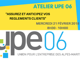 ATELIER UPE 06 : assurez et anticipez vos règlements clients