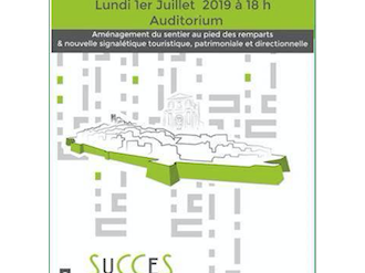 Présentation du projet Succes Alcotra en réunion publique le 1er juillet 2019 à 18 h