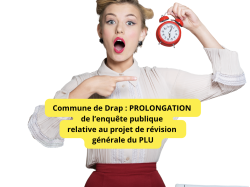 Drap : Prolongation d'enquête publique portant sur le projet de révision générale du PLU