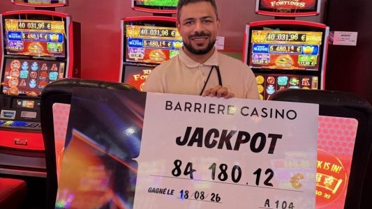 À Cannes, un jackpot de 84 180 € décroché sur une machine à sous