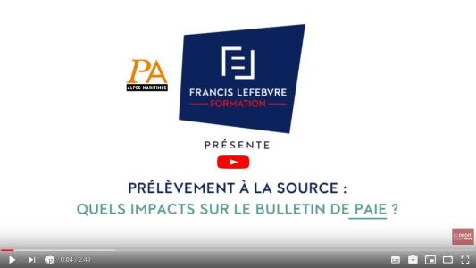 VIDEO : Prélèvement à la source de l'imposition sur le revenu : quels impacts sur le bulletin de paie ?