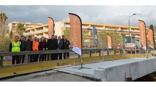 Bientôt la fin des travaux du pont du Batailler au Lavandou