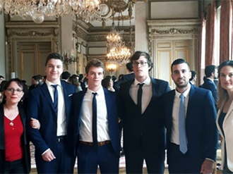 L'équipe niçoise lauréate du Concours Vedel de plaidoirie organisé par le Conseil constitutionnel 