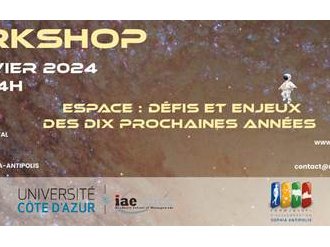 WORKSHOP REA - "Espace : défis et enjeux des dix prochaines années" le 25 janvier à Sophia