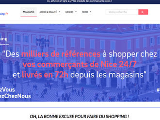 nice-eshopping.fr, le site web de commerce virtuel de la Ville de Nice pour aider les commerçants niçois à vendre leurs produits 