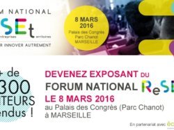 Devenez exposant de la 2ème édition du Forum ReSEt