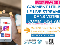 AtelierADMIN - "Comment utiliser le live streaming ?" le 18 décembre 