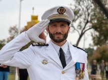  Le capitaine de frégate Owen, premier commandant de l'équipage bleu du De Grasse
