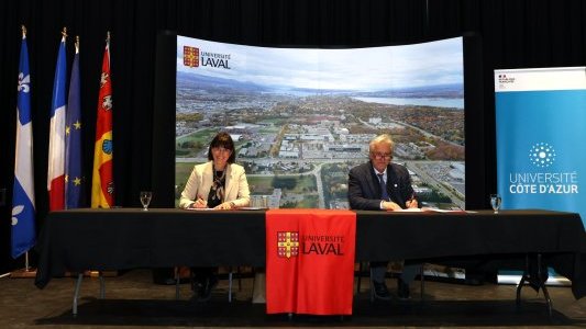Renouvellement du partenariat privilégié entre Université Côte d'Azur et l'Université Laval (Québec)