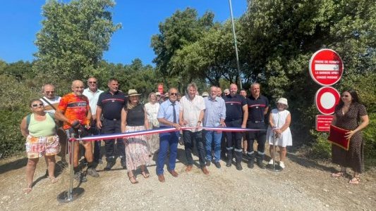 Biot renforce sa défense contre les incendies avec une nouvelle piste DFCI