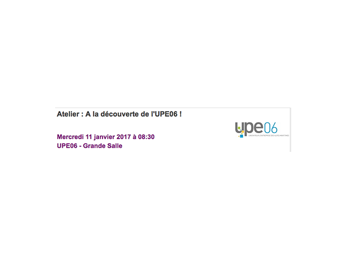 À la découverte de l'UPE