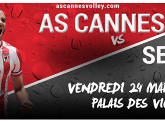 Venez soutenir l'AS CANNES VOLLEY pour le dernier match de la saison régulière le 24 !