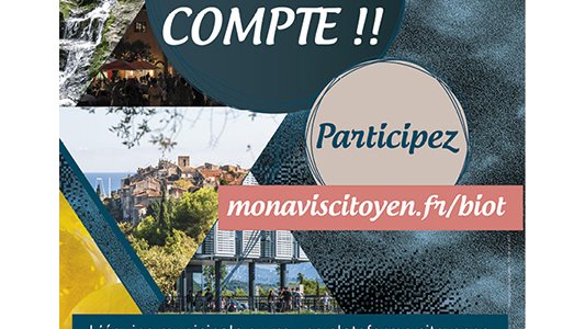 Biot : lancement d'une plateforme participative et citoyenne