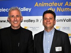  Frédéric BOSSARD (AGENCE WACAN) et Franck LAVAGNA (Orange France) élus Co-présidents Telecom Valley 2019-2021 