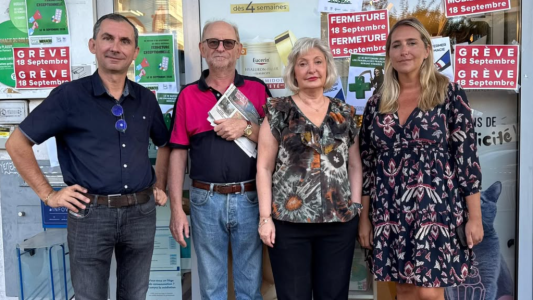 Antibes : la sénatrice Alexandra Borchio Fontimp aux côtés des pharmaciens mobilisés