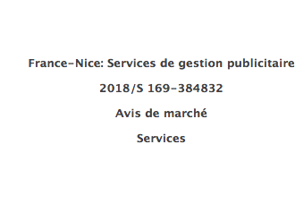  Le Département des Alpes Maritimes lance un appel d'offres "media" 