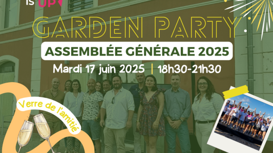 Cannes Is Up convoque ses membres pour son AG suivie d'un afterwork estival à la Bastide Rouge