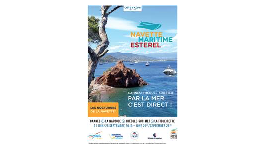 Navette Maritime Esterel entre Cannes et Théoule-sur-Mer : embarquement dès demain !
