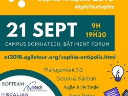 L'Agile Tour Sophia 2018 « nouvelle formule » revient le 21 septembre