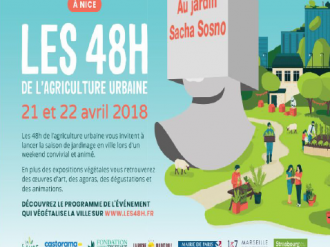 Les 48H de l'agriculture urbaine, les 21 et 22 Avril 2018 au jardin Sacha Sosno