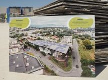 Réaménagement du quartier des Combes à Antibes : première visite du chantier du nouveau supermarché Lidl