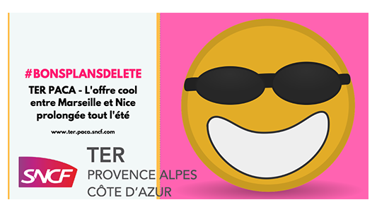 Marseille-Nice : tout l'été à prix cool avec TER Paca !