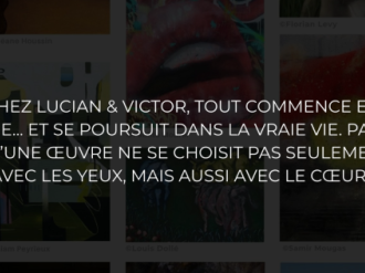 À Nice "Lucian & Victor", la galerie digitale & humaine qui réinvente l'achat d'art