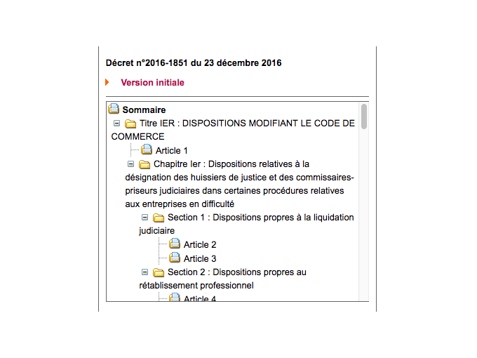 Publication du Décret (…)