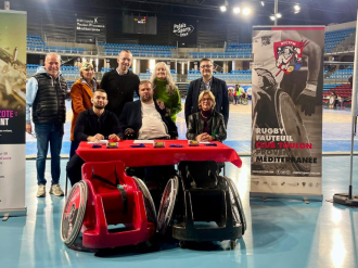 La Fondation VINCI Autoroutes soutient le Rugby Fauteuil Club Toulon Provence Méditerranée