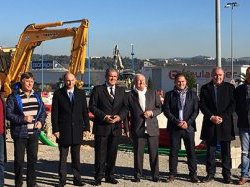 Avancement du chantier des futurs aménagements Palm Express à Mandelieu-La Napoule