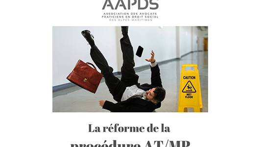Formation AAPDS : La réforme de la procédure AT/MP