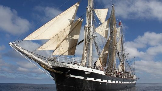 Arrivée du trois-mâts Le Belem à Nice le 12 avril !