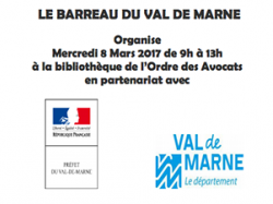 Le Barreau du Val de Marne pour un 8 Mars toute l'année 