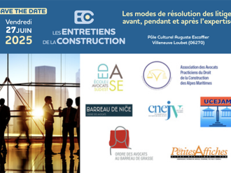 Colloque “Les Entretiens de la Construction 2025" : programme et intervenants