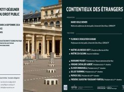 6e Petit-déjeuner du droit public : "Le contentieux des étrangers"