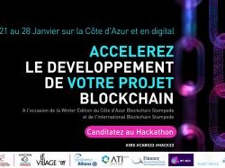 Hackathon Côte d'Azur Blockchain Stampede : l'appel à candidatures est ouvert !