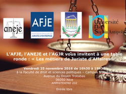 Venez découvrir le métier de Juriste d'affaires à la Fac de Nice