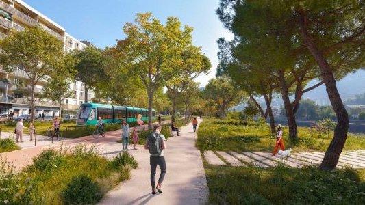 L'enquête publique de la ligne 5 du tramway reliant Nice à La Trinité et Drap est lancée