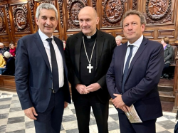François de Canson inaugure le choeur restauré de la Basilique royale de Saint-Maximin