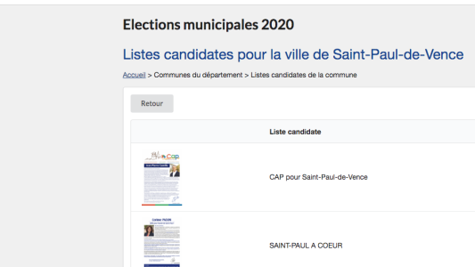 Municipales 2020 : Mise en ligne des professions de foi