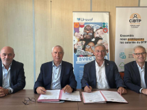 Signature d'une convention entre l'Urssaf Paca et la Caisse CIBTP Méditerranée
