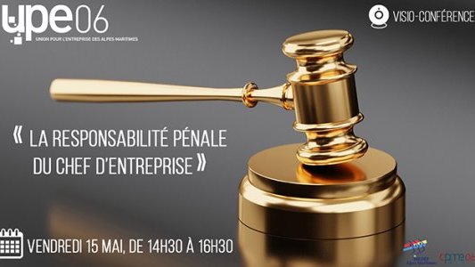 Webinaire : la responsabilité pénale du chef d'entreprise