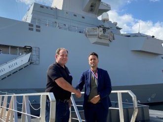 Au Salon Euromaritime, ENNOVIA, du naval militaire au naval civil