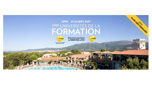 1ères Universités de la formation FNAIM PACA/ESI : ce sera le 21 et 22 septembre au Club Med d'Opio