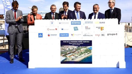  Pose de la première pierre d'Haliotis 2 : un projet de 700 M€ pour préserver la Méditerranée et valoriser les eaux usées
