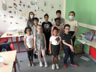 Solidarité entre les établissements de la Fondation Lenval : les e ?tudiants de l'IFMEA accueillent les enfants du personnel