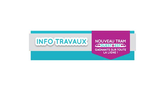 Info travaux Tram : Réouverture du tronçon du boulevard Victor Hugo compris entre les rues Grimaldi et Maccarani 