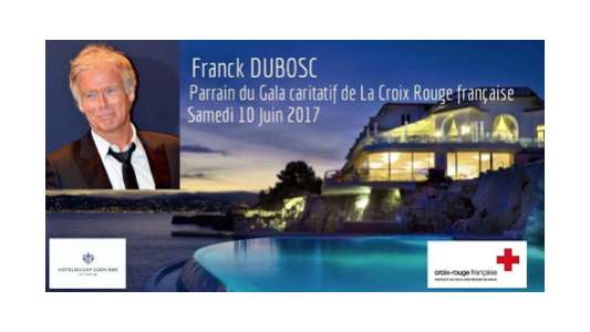 Franck Dubosc, parrain du Gala caritatif annuel de la Croix-Rouge française